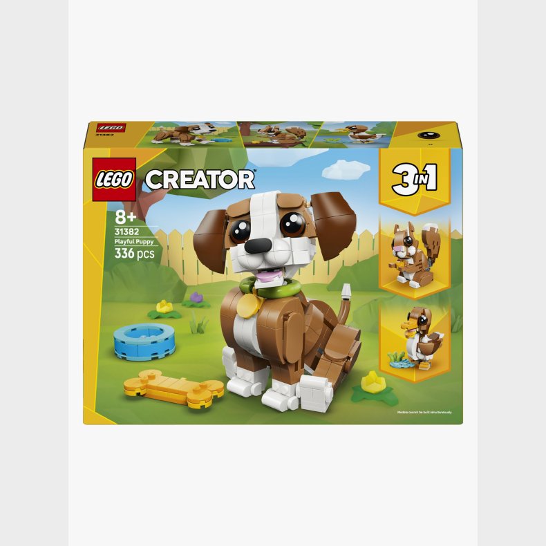 LEGO Creator 31382 S�de dyr: Legesyg hundehvalp