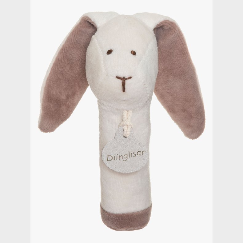 Teddykompaniet Diinglisar  Kanin Rangle, White