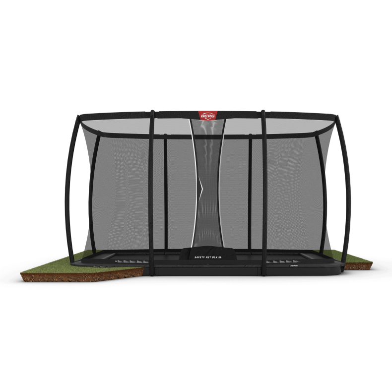 BERG Ultim Champion FlatGround 410 Grey + Safety Net DLX XL