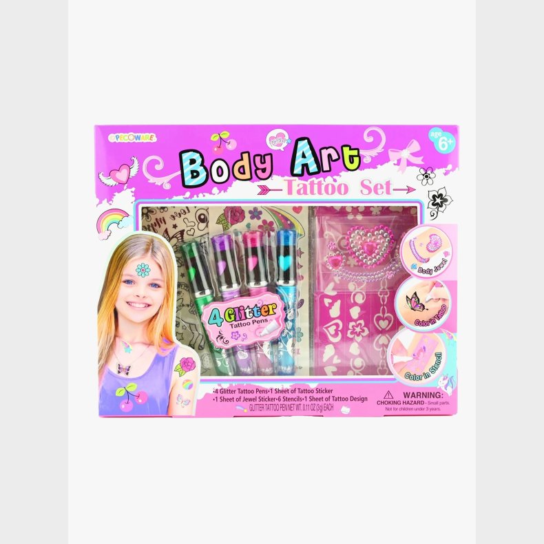 Robetoy Tatoveringss�t 8-pak 25 cm