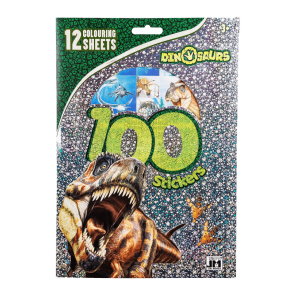 Dinosaur Klistermrker 100 Stk. - Legekammeraten.dk