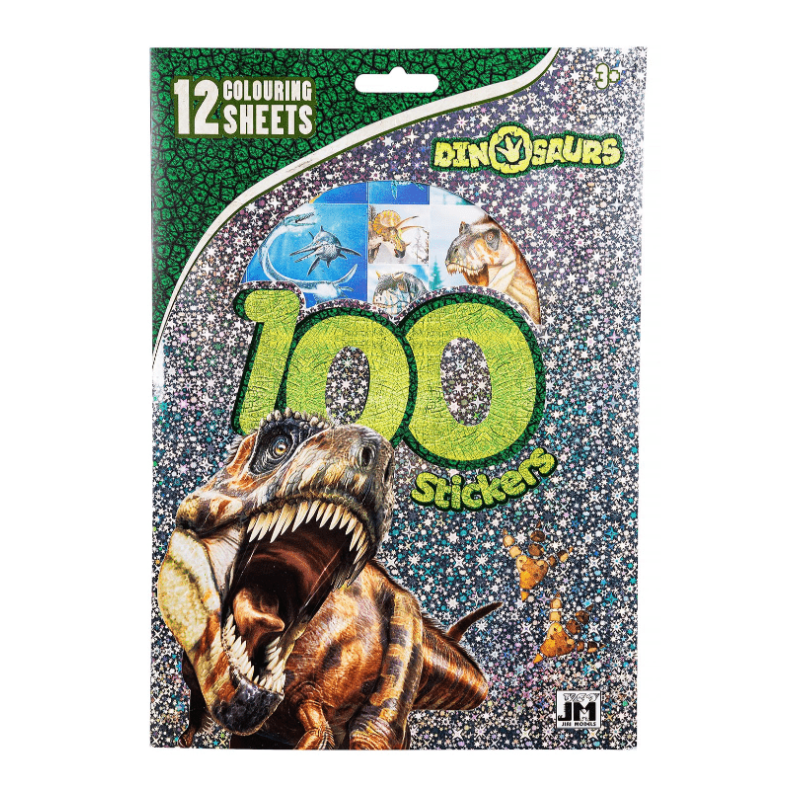 Dinosaur Klistermrker 100 Stk. - Legekammeraten.dk