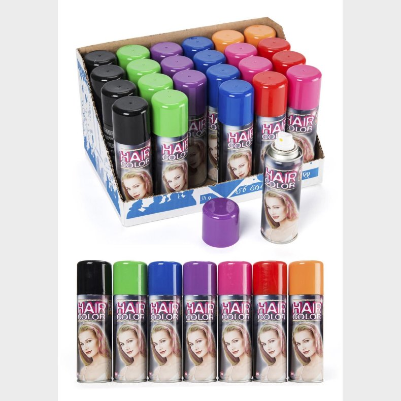 Farve Hrspray 125 ml. (Sort) - udkldning - Legekammeraten.dk