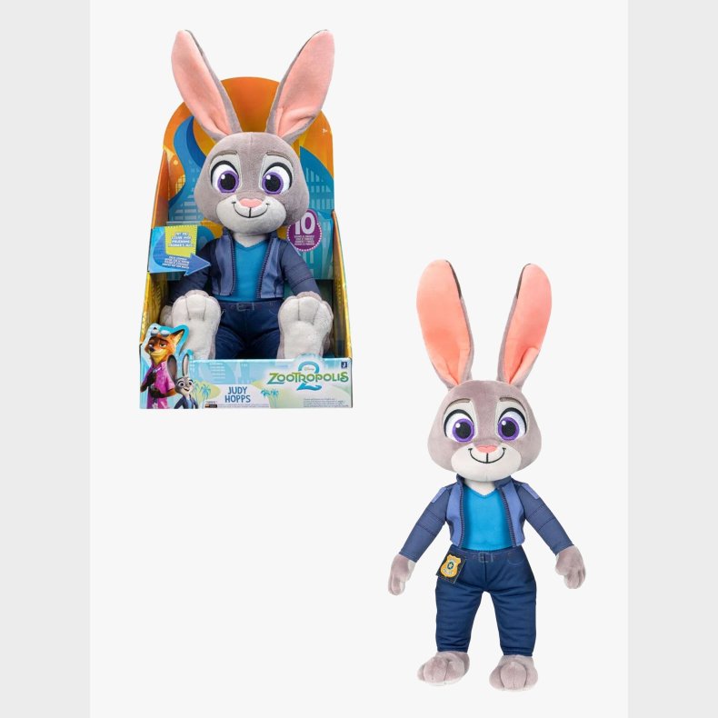 Disney Zootropolis Bamse Judy Hopps 35 cm