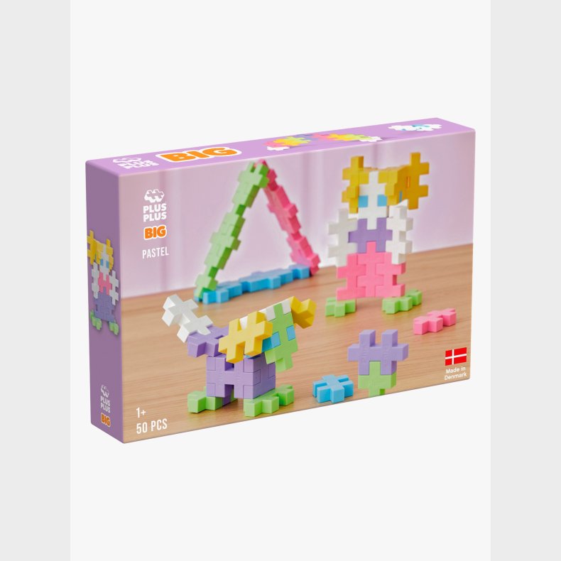 Plus-Plus BIG Bygges�t Pastel Mix 50 Dele