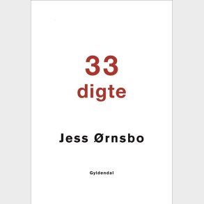 33 Digte - Jess rnsbo - Bog