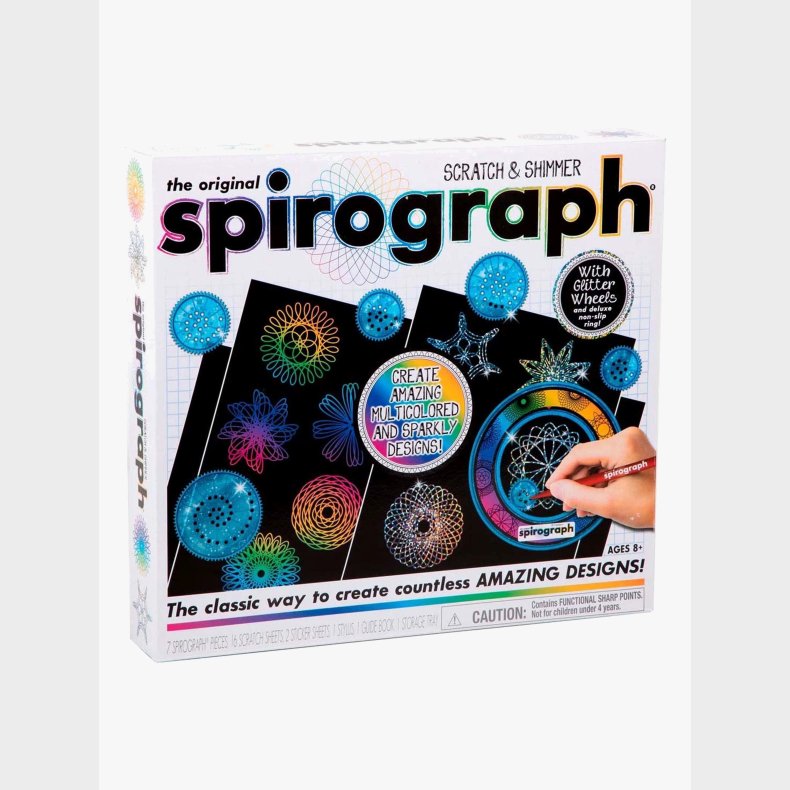 Spirograph Tegnev�rkt�j Skrab og Shimmer