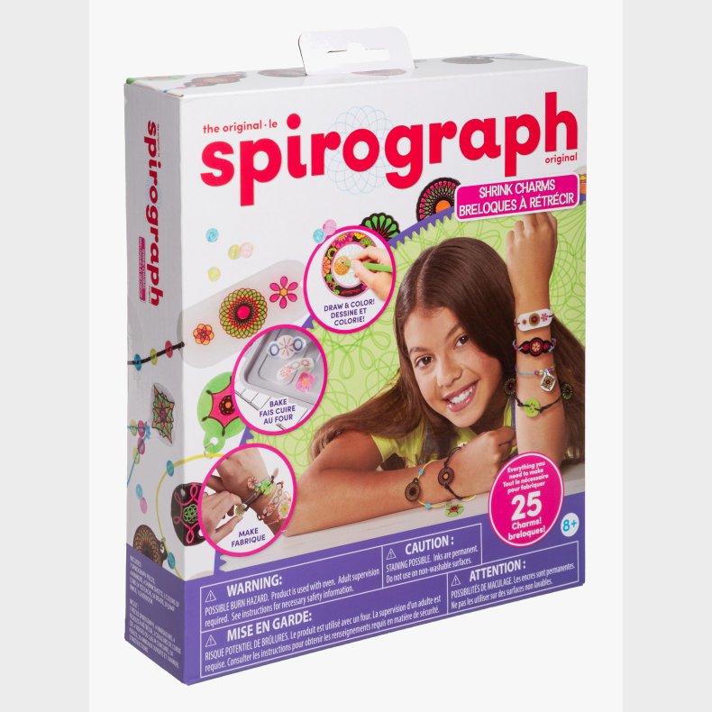 Spirograph Shrink Charms DIY-s�t