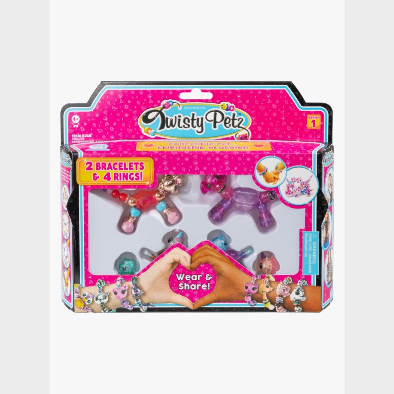 Fun In Motion Toys Smykker &  Dyr Twisty Pets Familiepakke