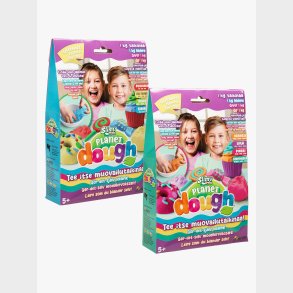 PlanetDough Modellervoks 1 kg, Multifarvet