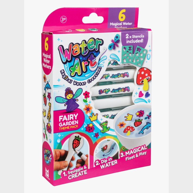 Water Art Vandbaserede Tusser Feer 6 Stk.
