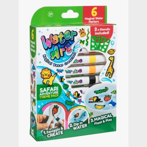 Water Art Vandbaserede Tusser Safari 6 Stk.