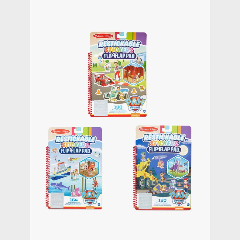 Melissa &  Doug Genanvendelige Paw Patrol Klisterm�rkes�t