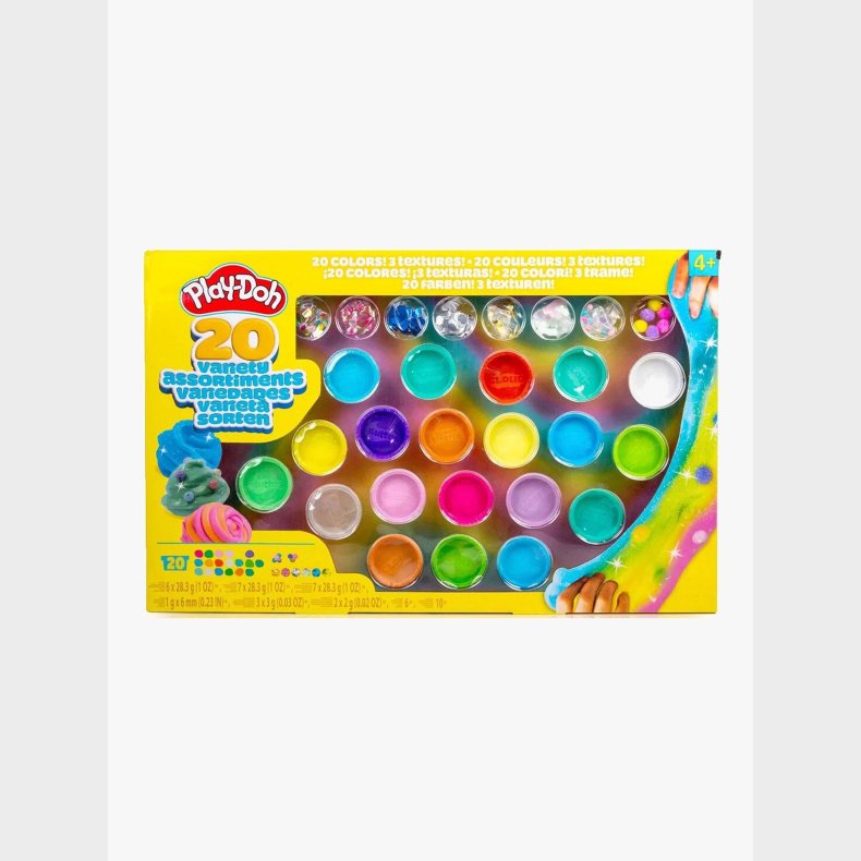 Play-Doh Strukturmasse Mix &  Play 20-pak