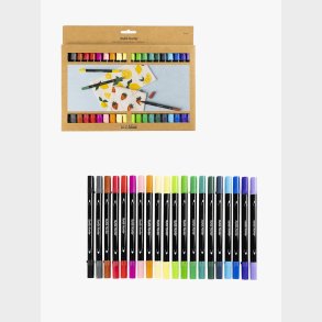 Creativ Company Tekstiltuscher Standardfarver 20 Stk.