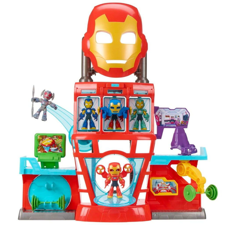 Iron Man + Friends Iron Quarters Playset