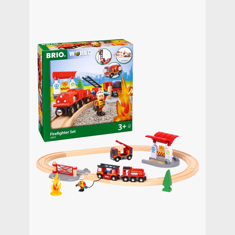 BRIO 33815 Togbane Brandmand
