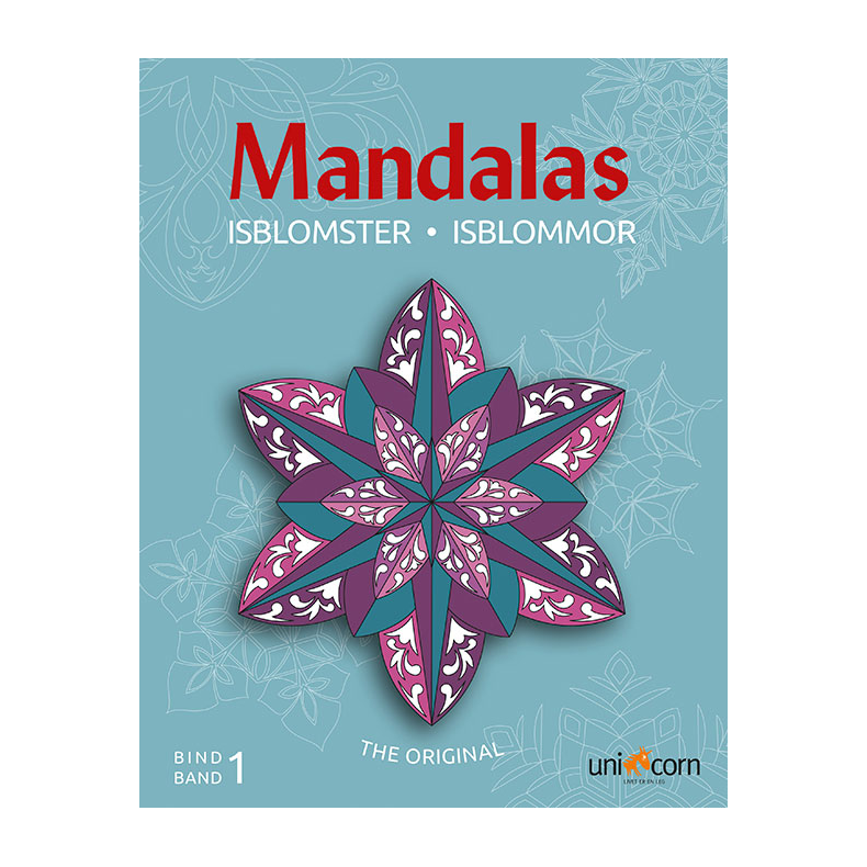 Mandalas malebog - Isblomster, bind 1