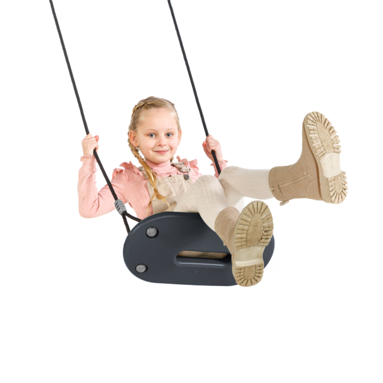 DICE | Plastgynge 45 x 24 cm - Antracit (sort reb)