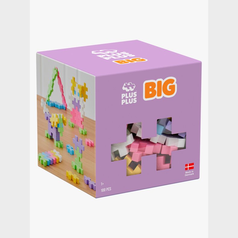 Plus-Plus BIG Pastel mix 100 Dele