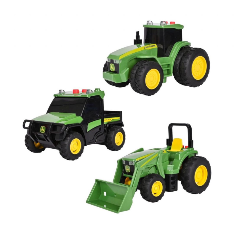 John Deere Mini Farm Traktor 3-pack