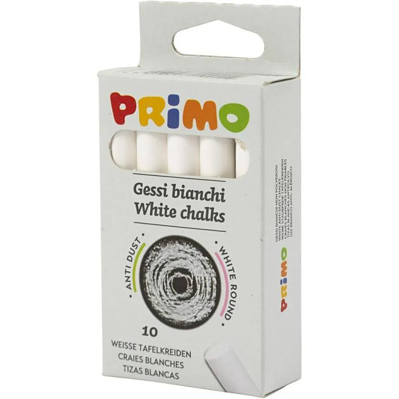 Creativ Company | Tavlekridt - Hvid, 10 stk