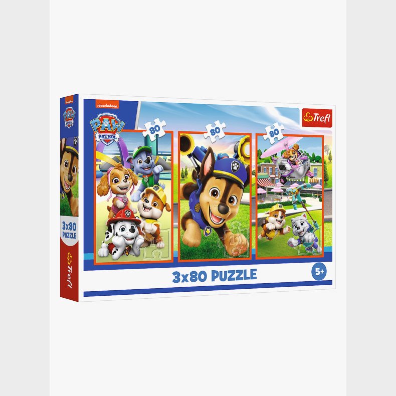 Trefl Disney Princess Puslespil 3x80 Brikker