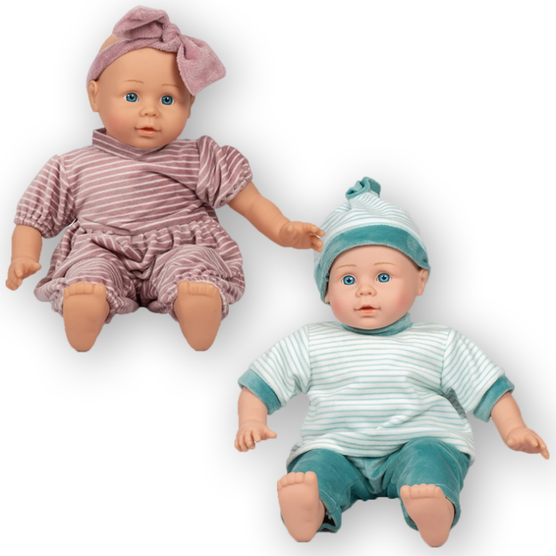 mamamemo | Dukke med bld krop, 40 cm