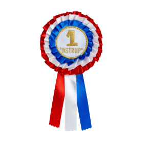 byASTRUP | byASTRUP tilbehr - Rosette, Rd/hvid/bl