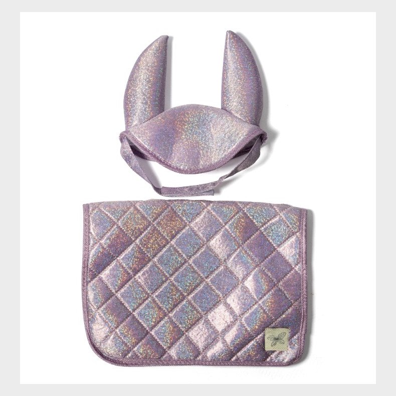 byASTRUP tilbehr - Sadelunderlag & hut, lilla