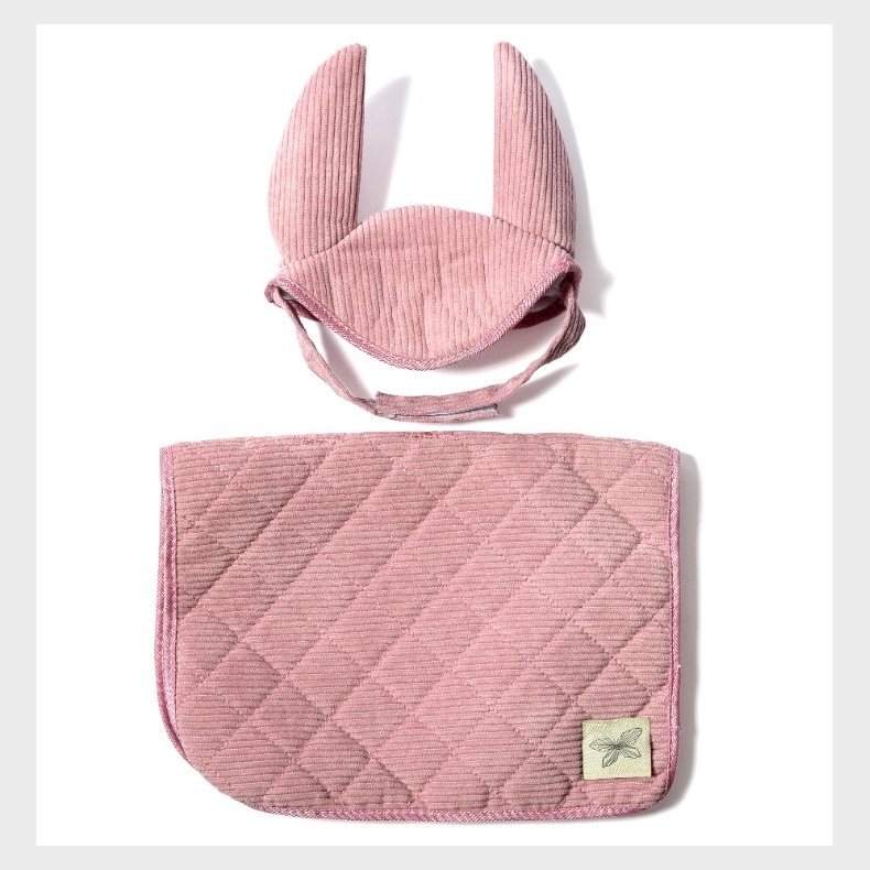 byASTRUP tilbehr - Sadelunderlag & hut, rosa