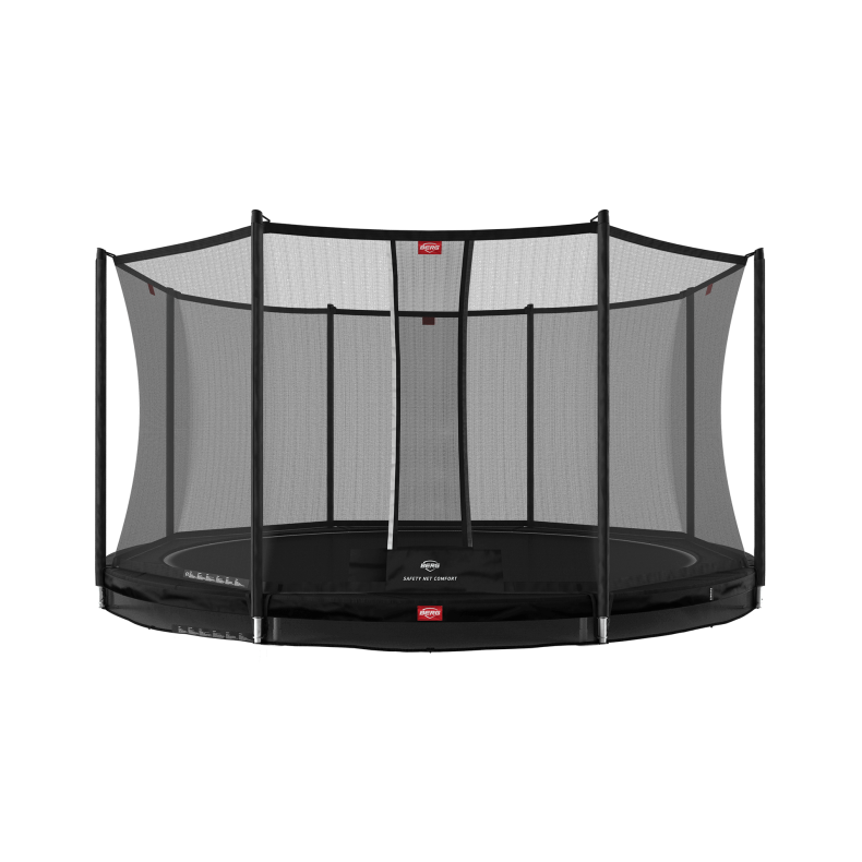 BERG Favorit InGround 380 Black + Safety Net Comfort