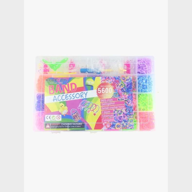 Robetoy Loom Bands DIY Armb�ndss�t 5.600 Stk