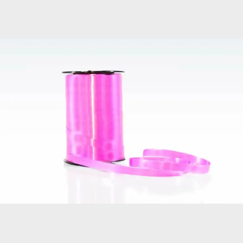 Gavebnd poly 10mm /250yds azalia/pink