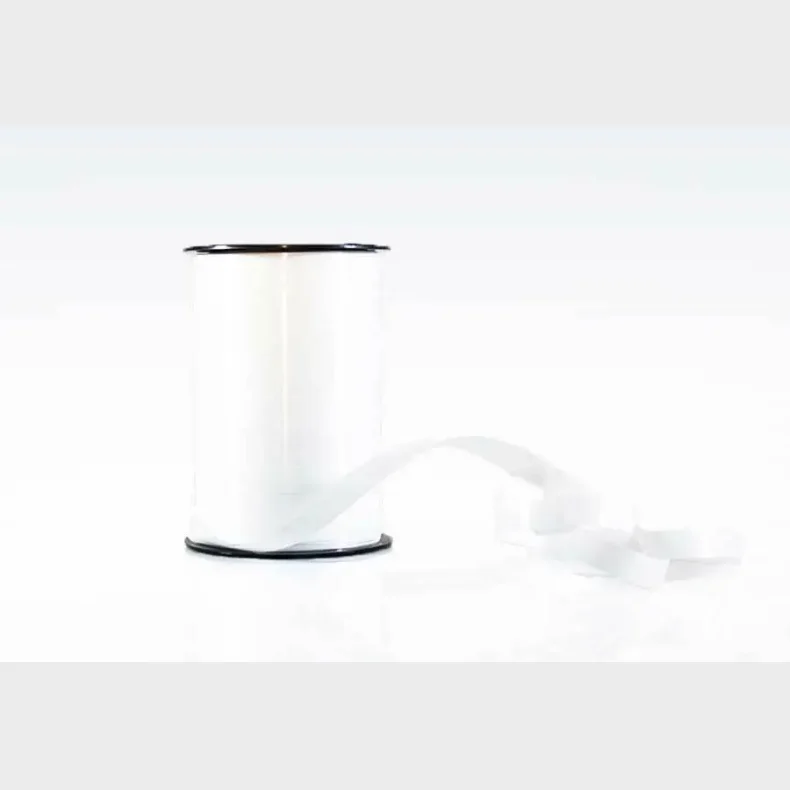 Gavebnd poly glat10mm /250yds snehvid