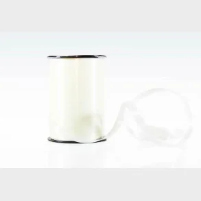 Gavebnd poly glat 10mm /250yds creme