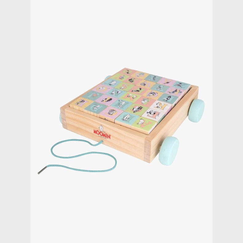 Mumitroldene Bogstavsklodser i En Vogn