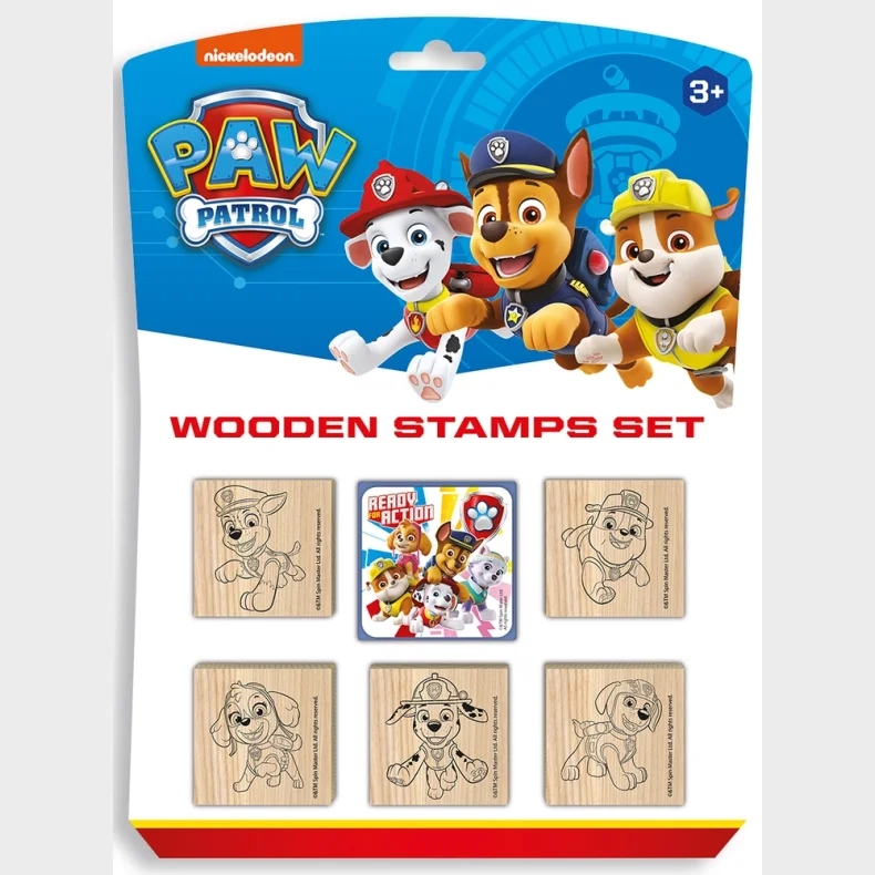 Tr�stempler med Paw Patrol