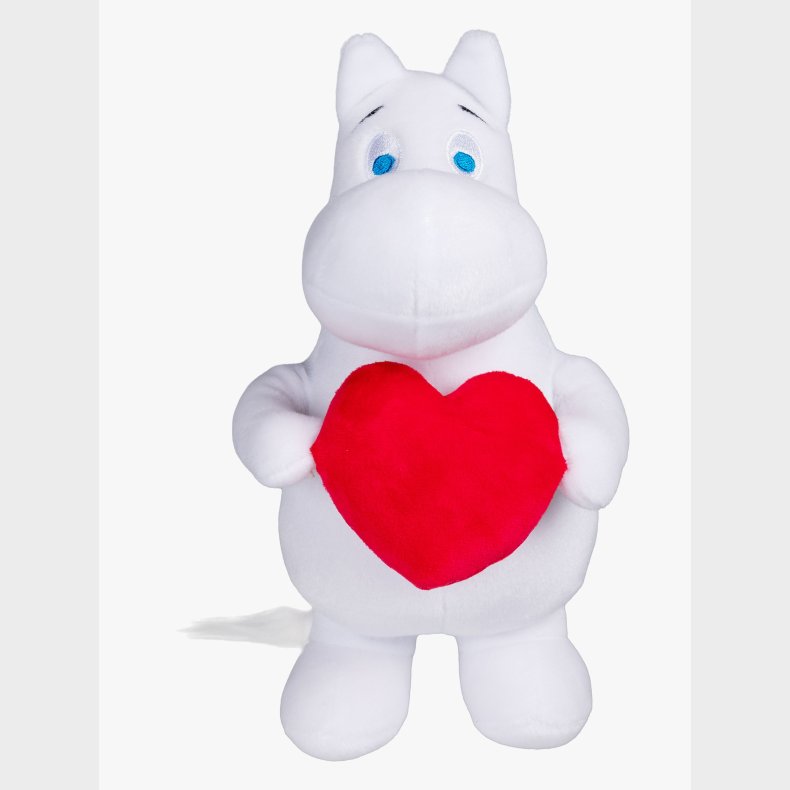 Mumitroldene Bamse med Hjerte 23 cm