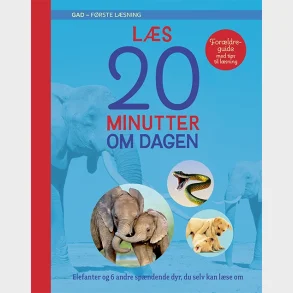 L�s 20 minutter om dagen: Elefanter og 6 andre sp�ndende dyr, du selv kan l�se om