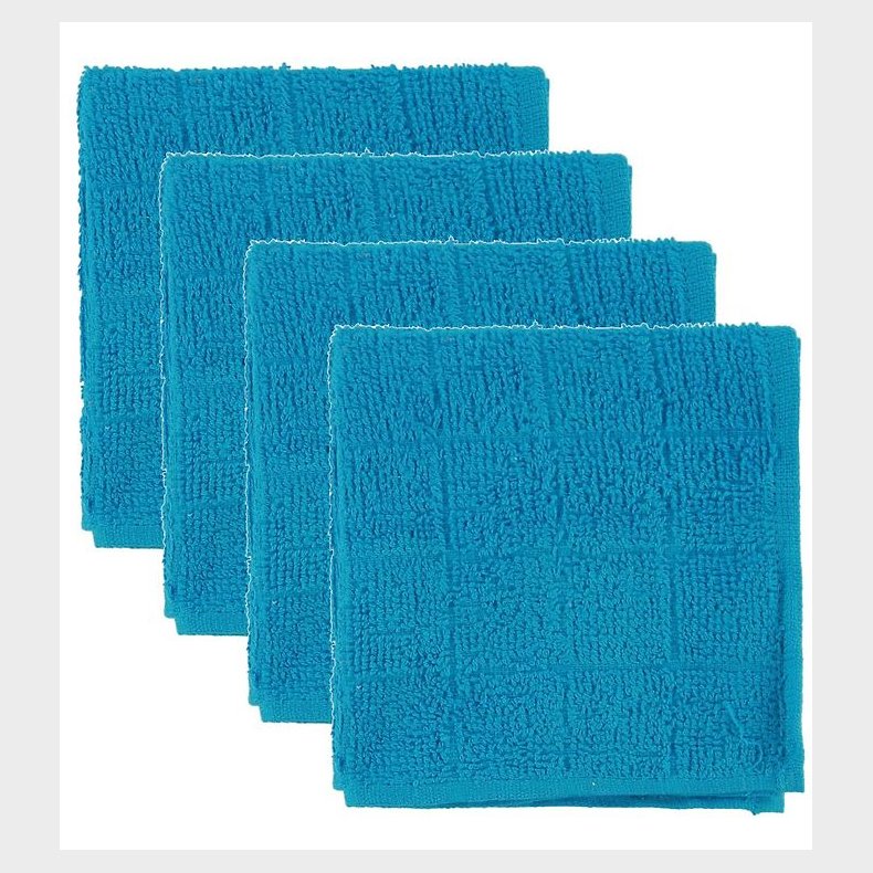 Pippi Vaskeklud - 4-pak - Turkis