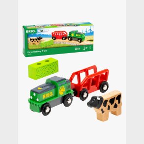 BRIO 36018 World Farm Batteri Traktor