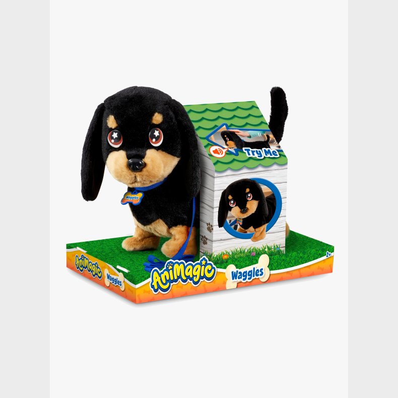 Animagic Interaktivt Leget�j Gravhunden Waggles