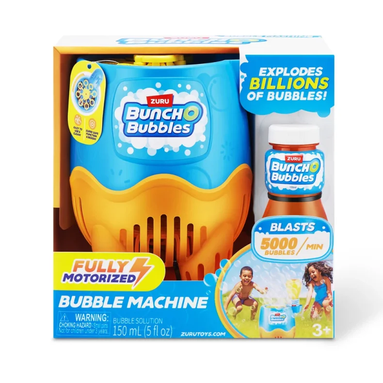 BUBBLE WOW s�beboblemaskine, bl�/orange