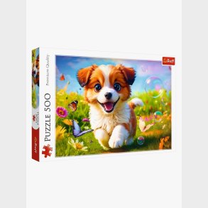 Trefl Lycklig Valp Puslespil 500 Brikker
