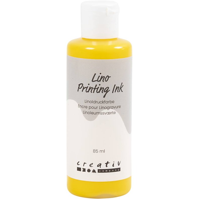Linoleumssv�rte 85 ml. - Gul