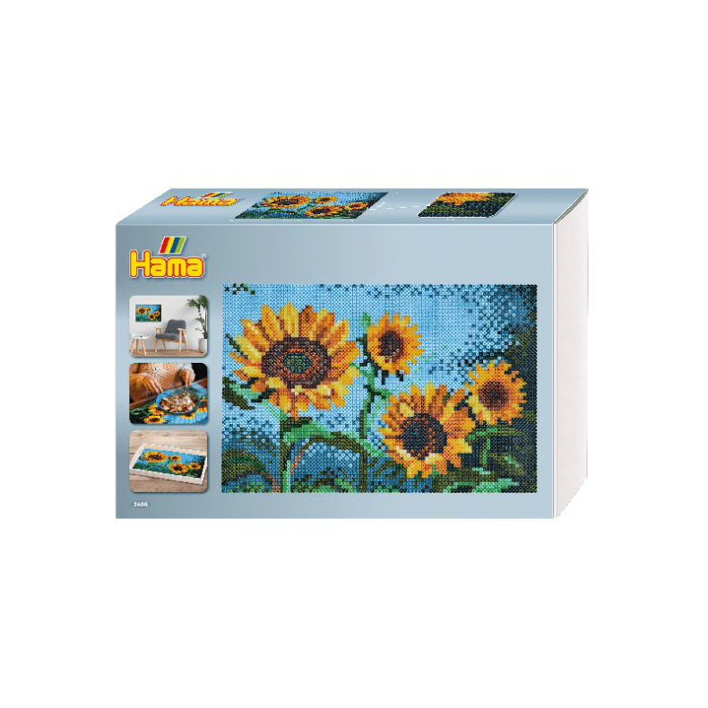 Hama Art Midi Solsikker - Legekammeraten.dk