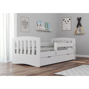 Seng m. Skuffe Klassisk Hvid