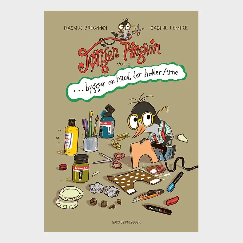 J�rgen Pingvin bygger en hund, der hedder Arne