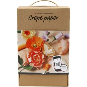 Crepepapirblomster Start DIY Kit ass. farver